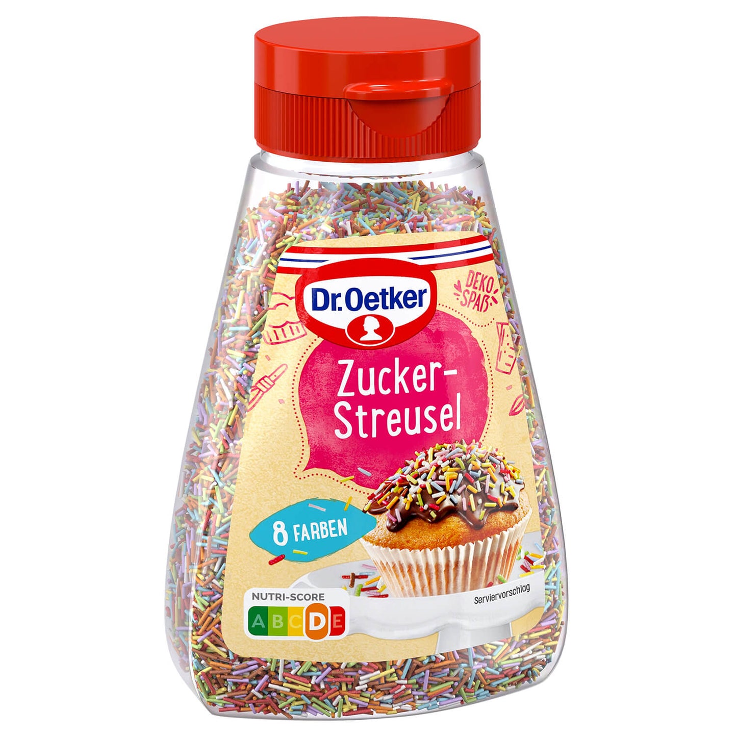 Dr Oetker Zucker Streusel bunt Kuchendekoration – Produktansicht