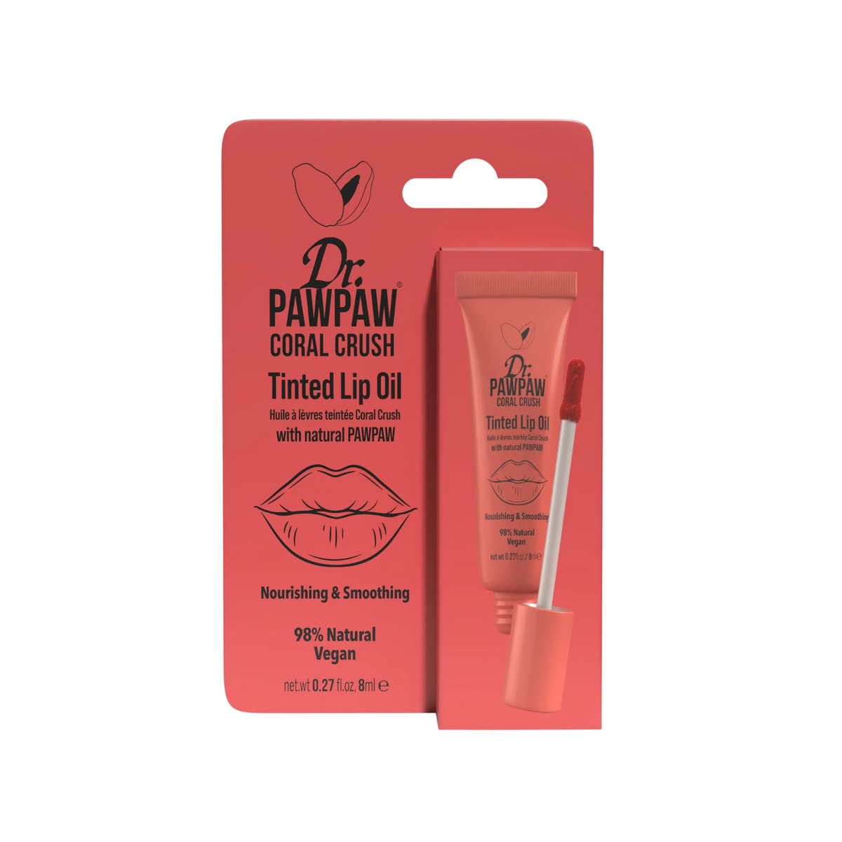 Dr. PawPaw, Dr. PawPaw, Hydrating & Illuminating, Lippenöl, Korallen-Crush, 8 ml