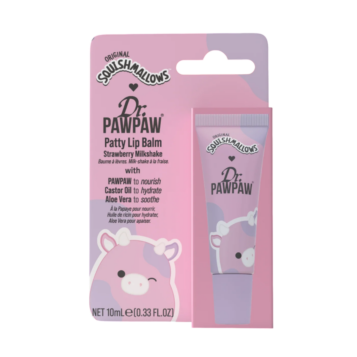 Dr. PawPaw, Patty Strawberry Milkshake, Aloe Vera, Hydratisierend, Lippenbalsam, 10 ml