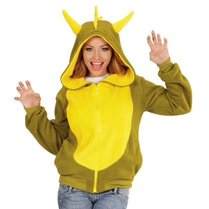 "DRACHE" (Fleecejacke mit Kapuze) – Ansicht 3