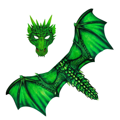 "DRACHE" (Flügel, Maske) – Vorderansicht