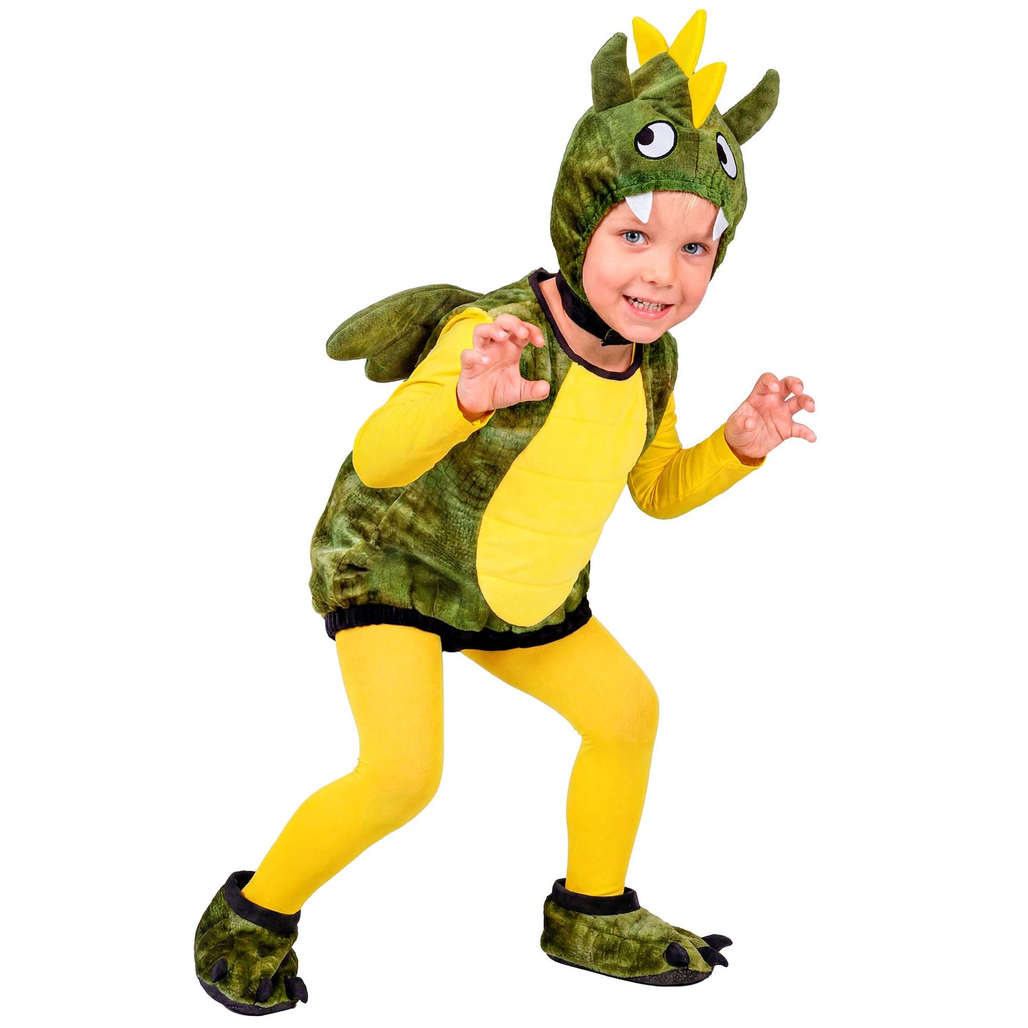 "DRACHE" (Kostüm, Kopfbedeckung, Schuhe) – Ansicht 3