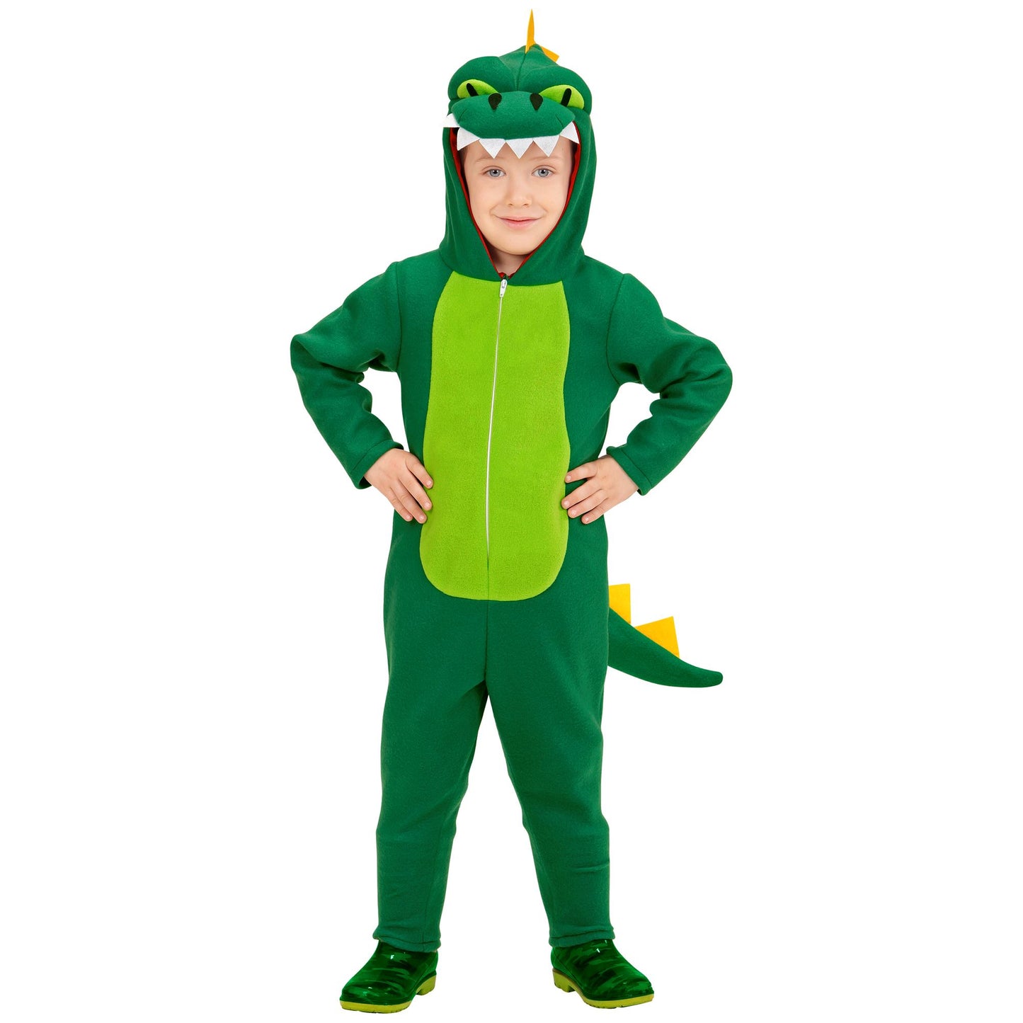 "DRACHE" (Overall mit Kapuze) – Detailansicht