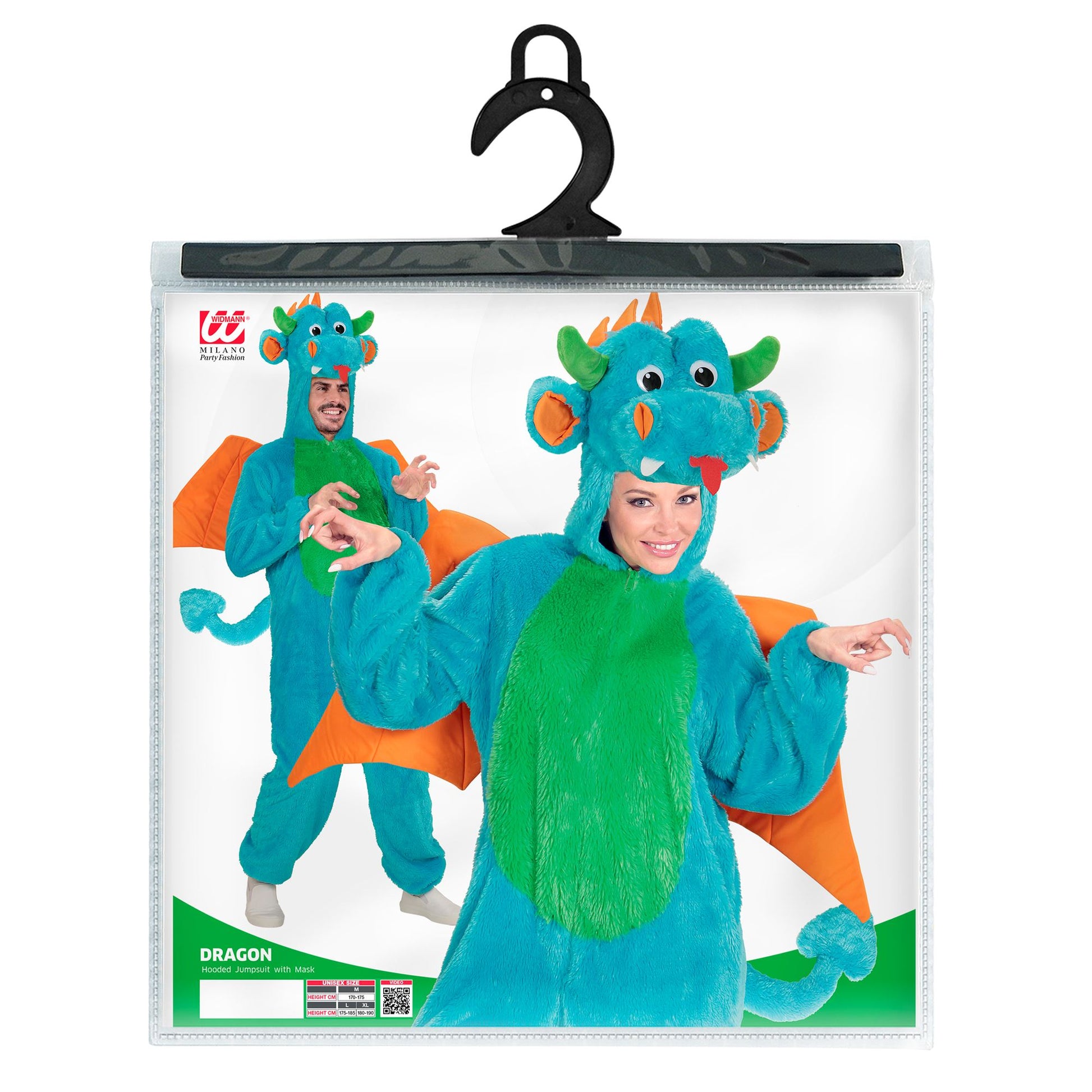"DRACHEN SOFT PLÜSCHKOSTÜM" (Overall mit Kapuze und Maske) – Ansicht 4