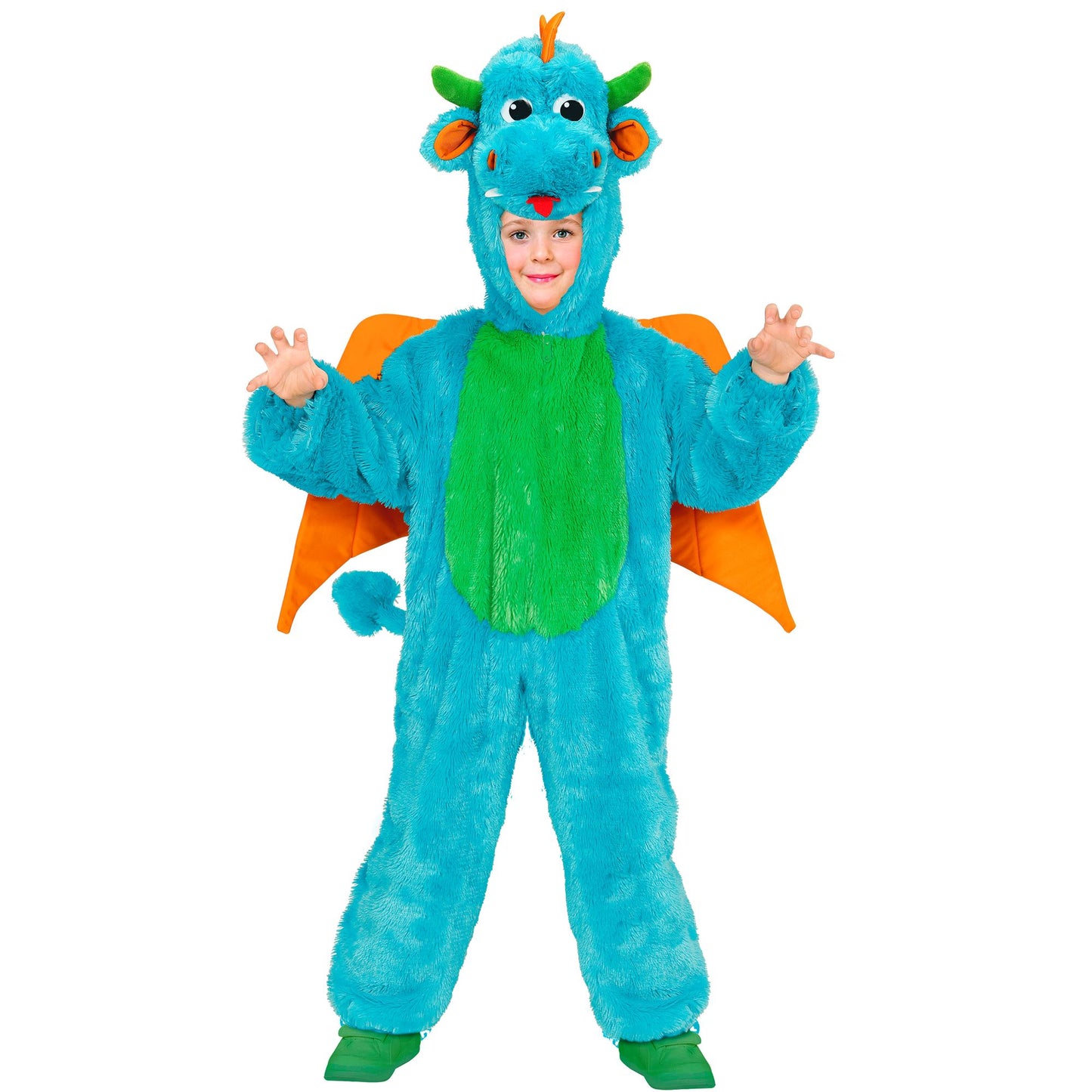 "DRACHEN SOFT PLÜSCHKOSTÜM" (Overall mit Kapuze und Maske) – Ansicht 3