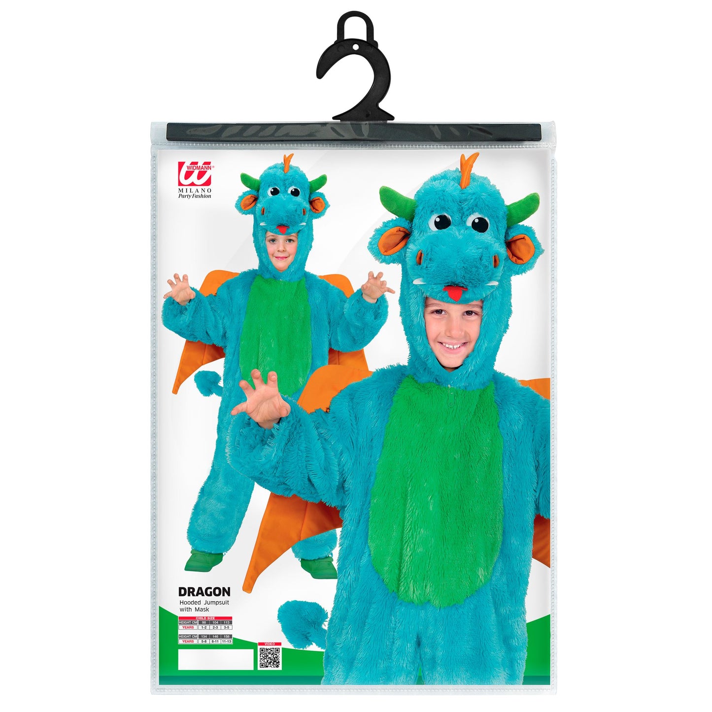 "DRACHEN SOFT PLÜSCHKOSTÜM" (Overall mit Kapuze und Maske) – Ansicht 5