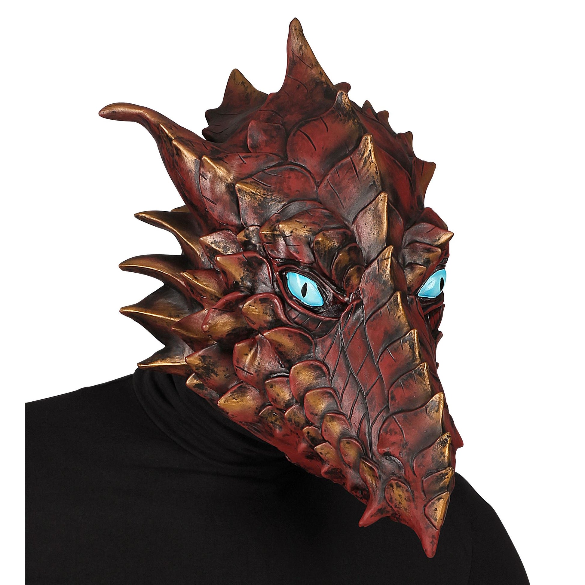 "DRACHEN VOLLKOPFMASKE" – Vorderansicht