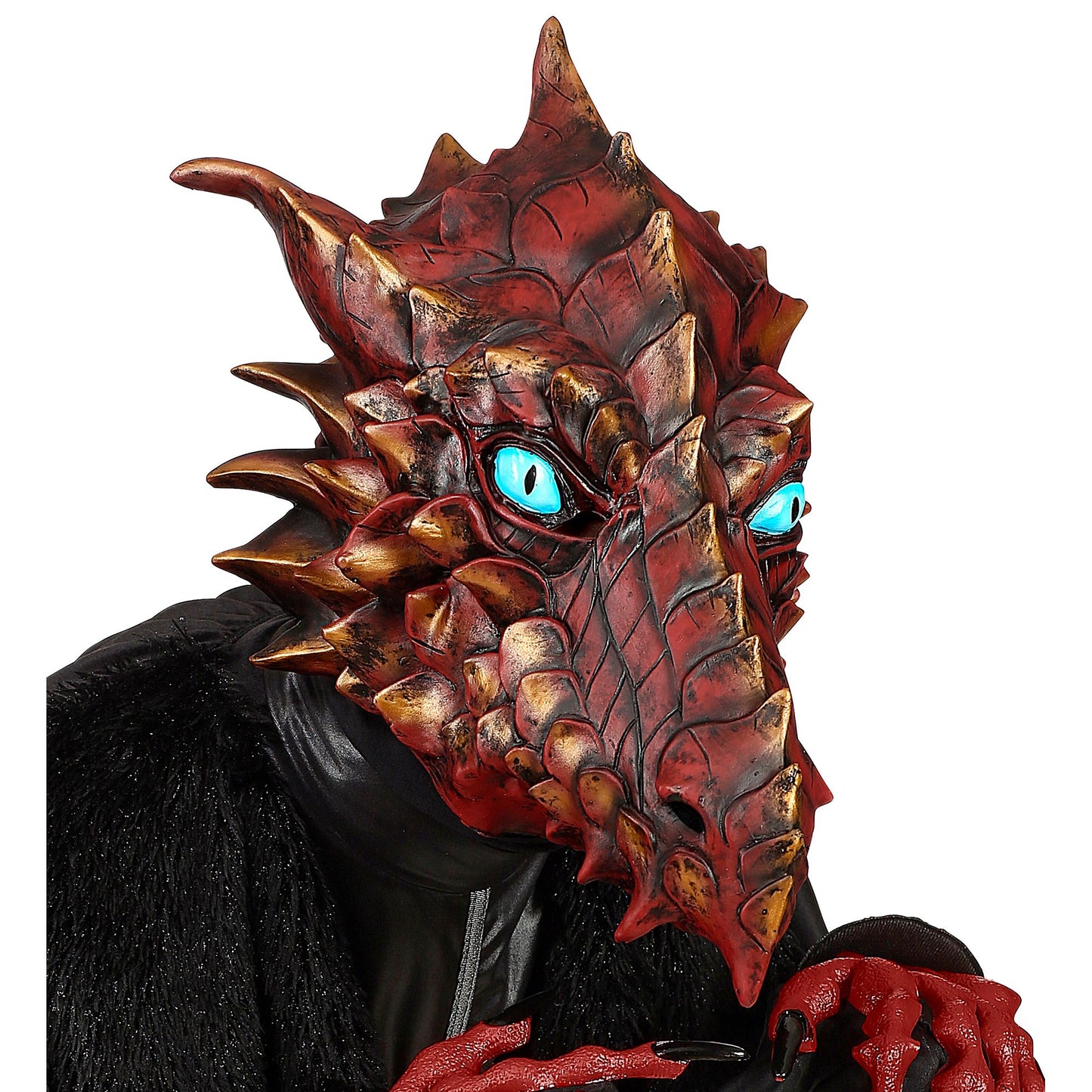 "DRACHEN VOLLKOPFMASKE" – Detailansicht