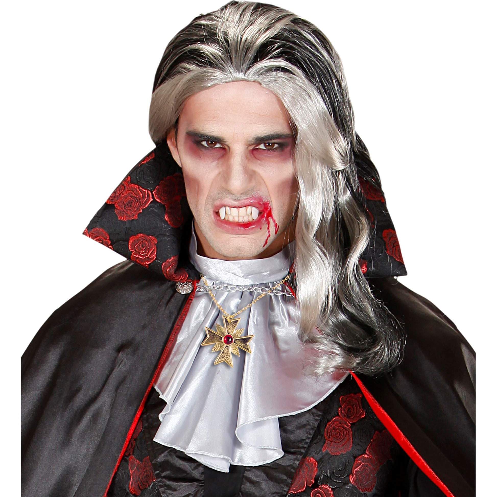"DRACULA" Set (Kette mit Medaillon, 2 Ringen) – Ansicht 3
