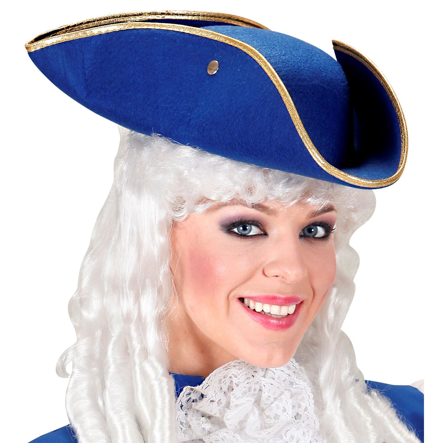 "DREISPITZHUT BLAU" aus Filz – Ansicht 4