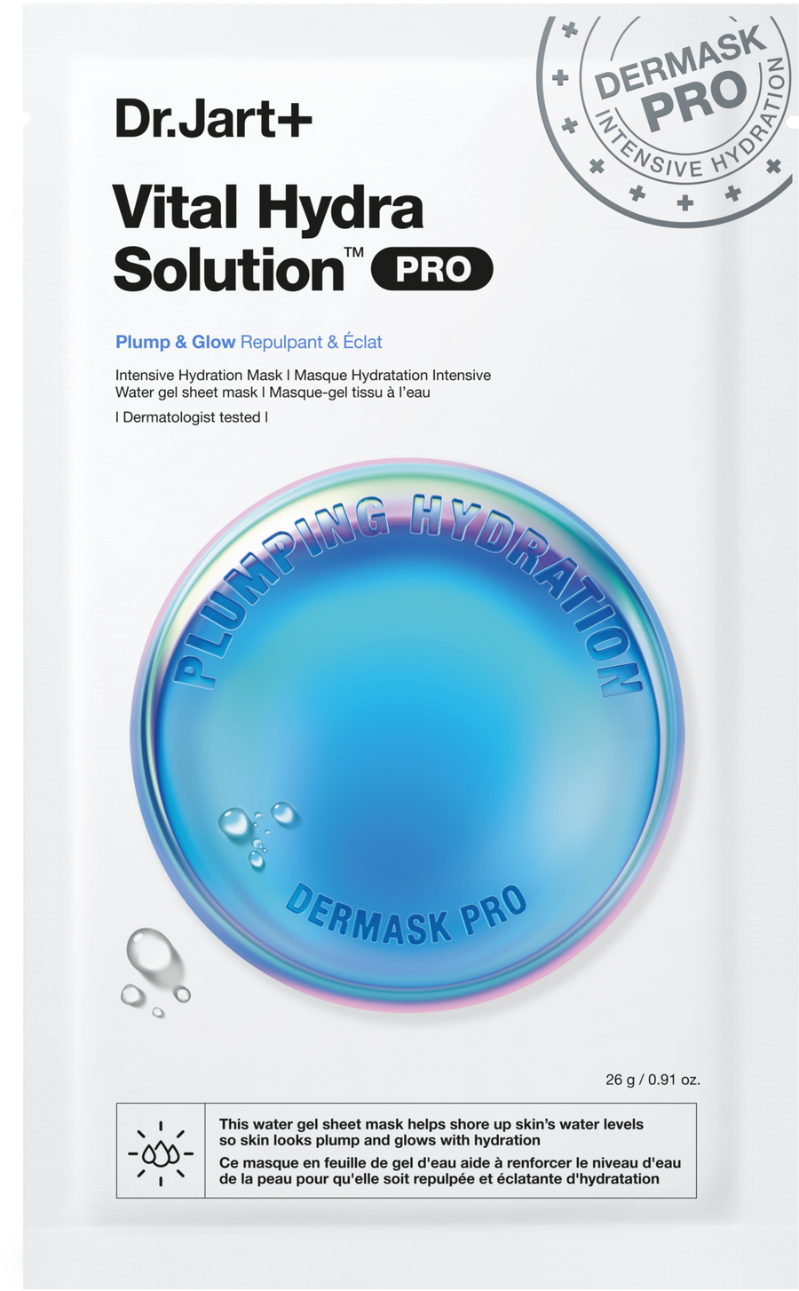 Dr. Jart+ Dermask Vital Hydra Solution Pro Gesichtsmaske 26 g