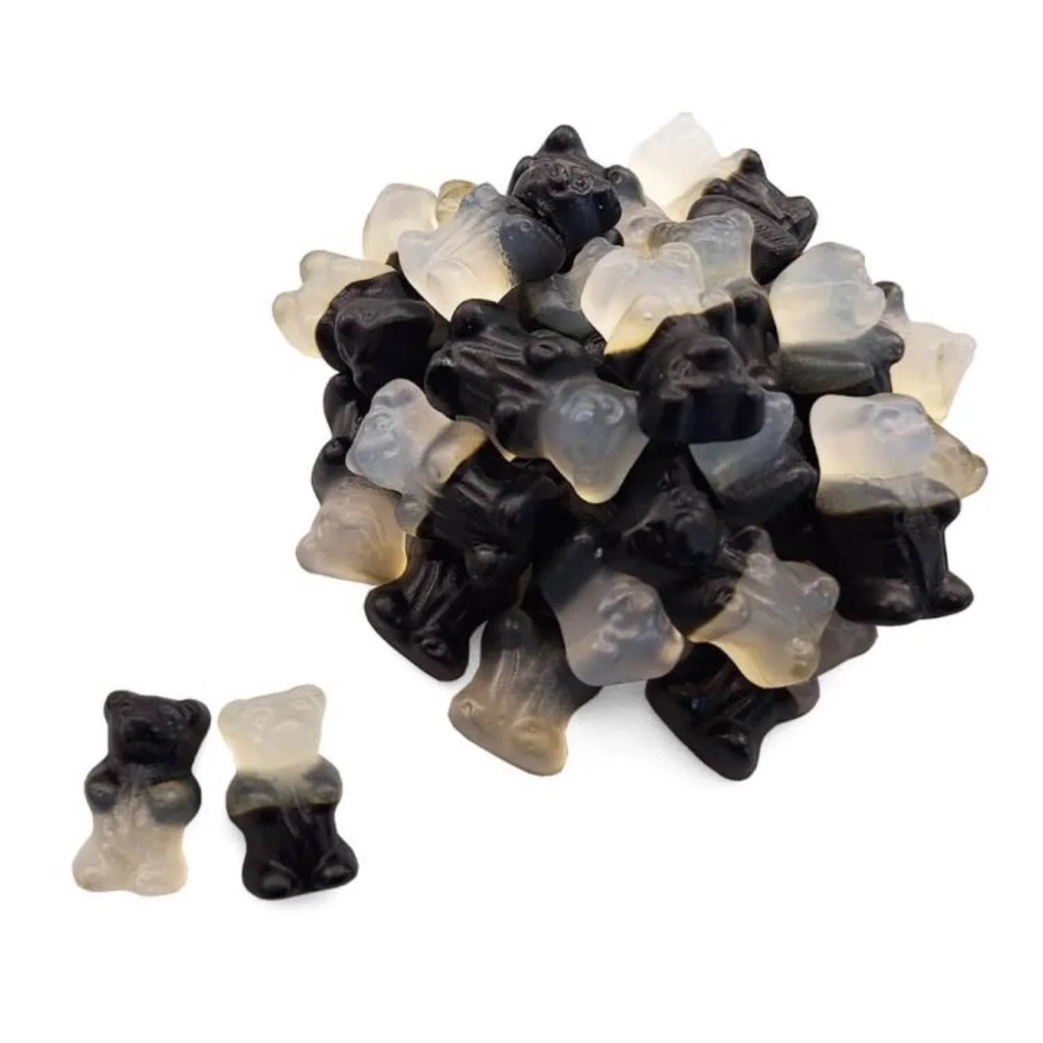 Matthijs Lakritz Minz Bären 1 Kg Fruchtgummi schwarz minz – Seitenansicht