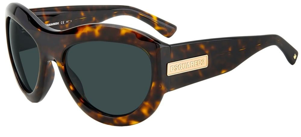 DSQUARED2 SUNGLASSES D2 0072_S_086-KU_59 Sonnenbrille Rot