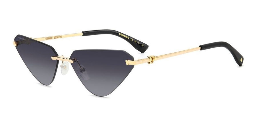 DSQUARED2 SUNGLASSES D2 0108_S_RHL-9O K_63 Sonnenbrille Rot ansicht-2