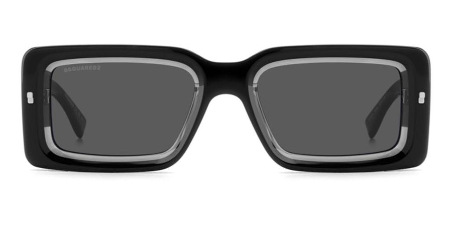 DSQUARED2 SUNGLASSES D2 0142_S_08A-IR_52 Sonnenbrille Rot