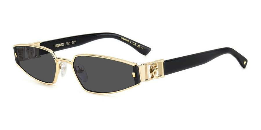 DSQUARED2 SUNGLASSES D2 0168_S_000-IR_61 Sonnenbrille Rot ansicht-2