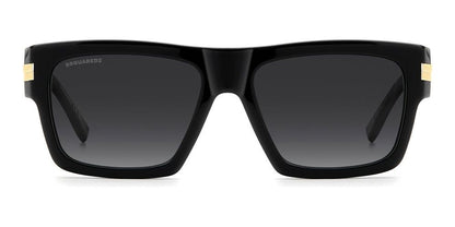DSQUARED2 SUNGLASSES D2 0198_S_807-9O_55 Sonnenbrille Rot