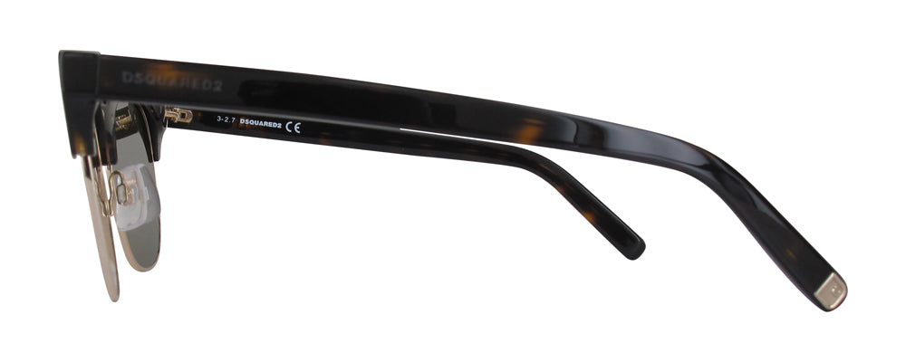 DSQUARED2 SUNGLASSES DQ0207-52K-53 Sonnenbrille Rot ansicht-2