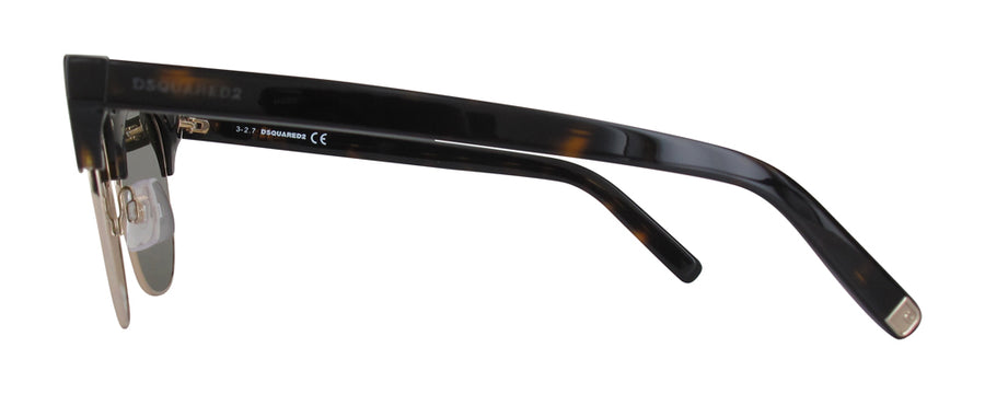 DSQUARED2 SUNGLASSES DQ0207-52K-53 Sonnenbrille Rot ansicht-2
