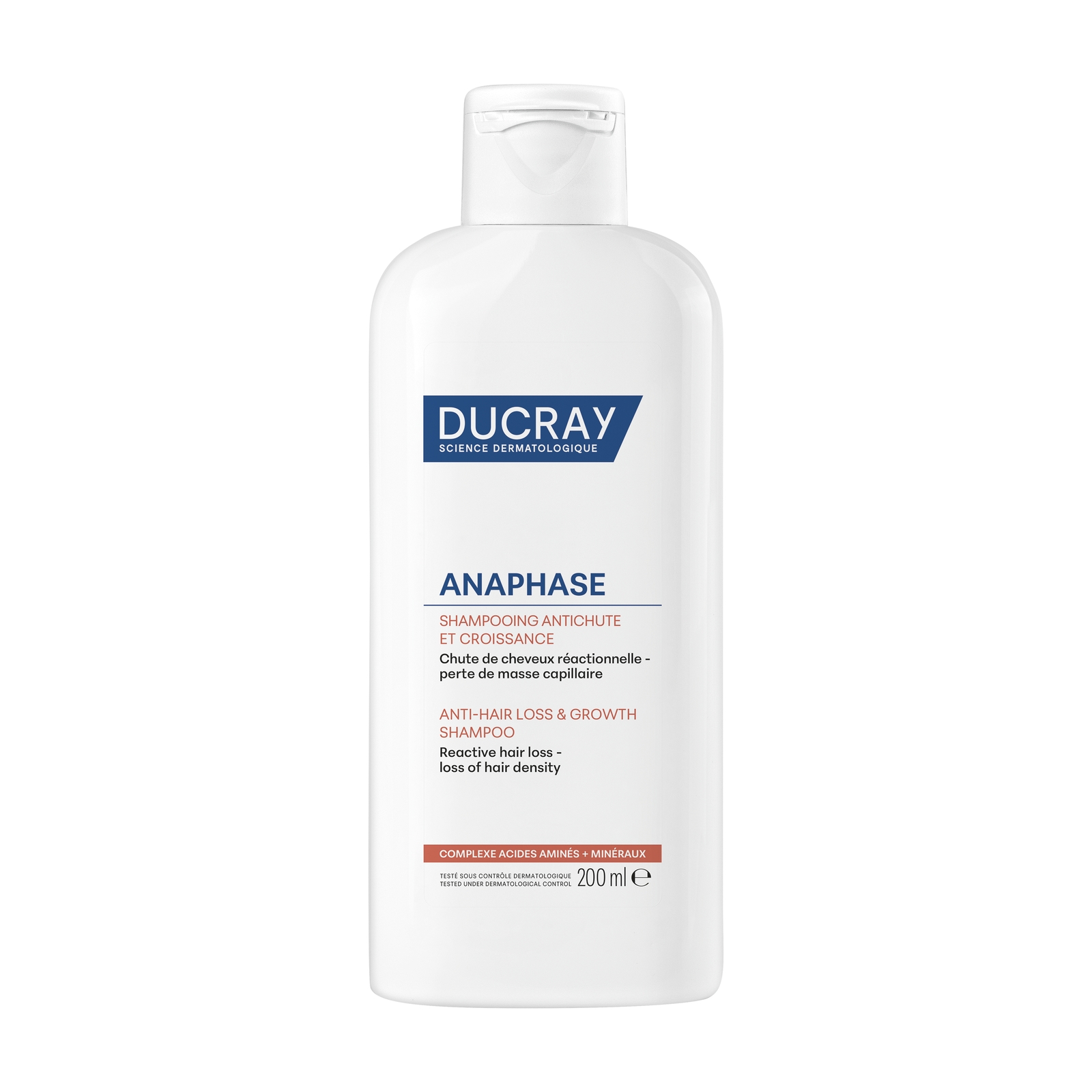 Ducray Ducray, Anaphase, Haarbehandlung Shampoo, Gegen Haarausfall, Alle Haartypen, 200 ml Regular