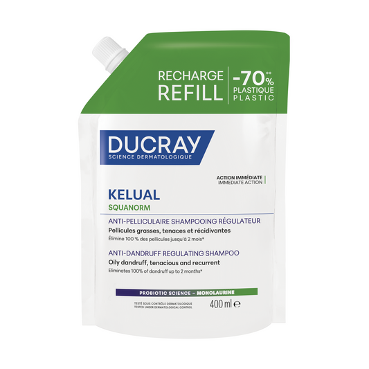 Ducray Ducray, Kelual Squanorm, Haarbehandlung Shampoo, Antischuppen, For Scalp With Oily Dandruf, Nachfüllen, 400 ml Regular