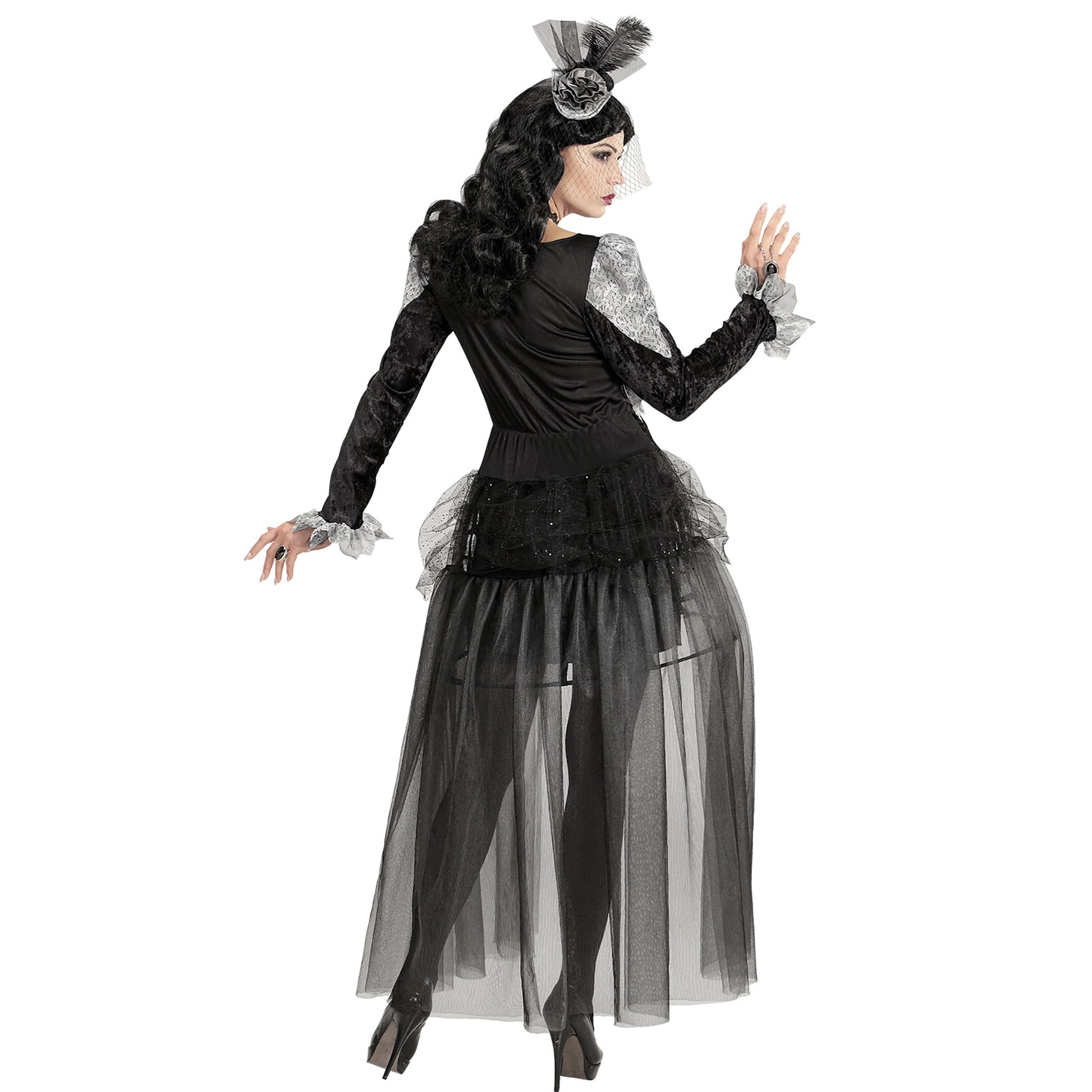 "DUNKLE GRÄFIN" (Kleid, Kopfschmuck) – Ansicht 3