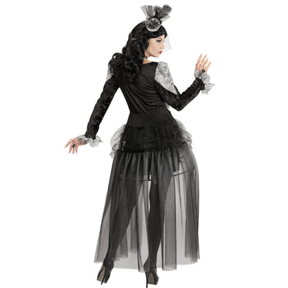 "DUNKLE GRÄFIN" (Kleid, Kopfschmuck) – Ansicht 3