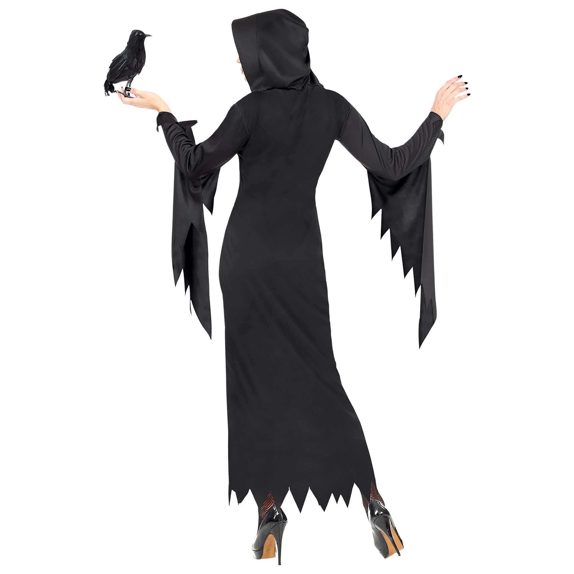 "DUNKLE KÖNIGIN" (Kleid mit Kapuze) – Ansicht 4