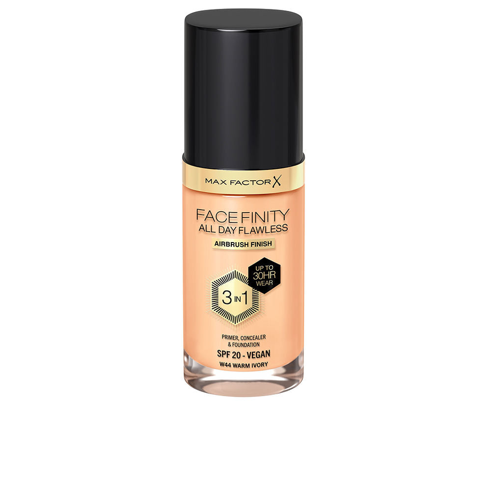 FACEFINITY 3IN1 primer, concealer &amp; foundation #44-warm ivory 30 ml