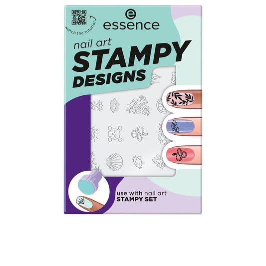ESSENCE COSMETICS ESSENCE COSMETICS Stampy Designs Schablonen für Nagelstempel 1 Stück Kosmetik