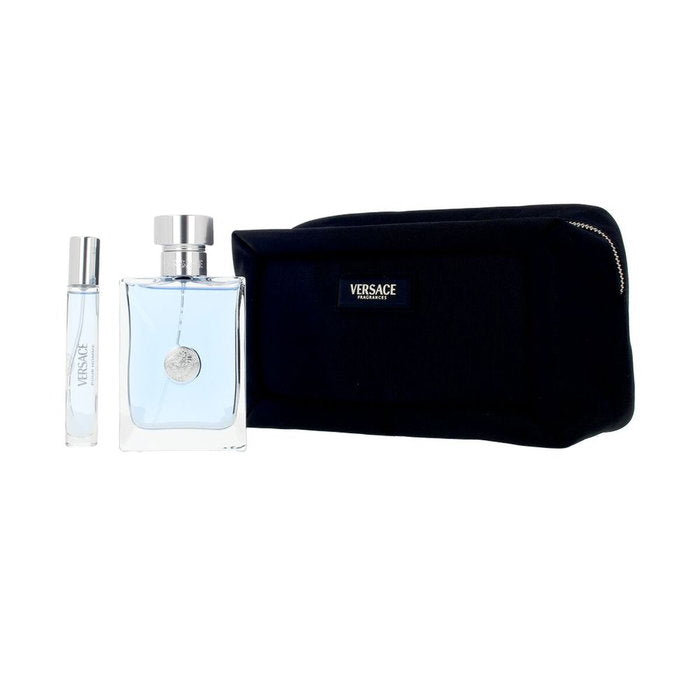 VERSACE VERSACE Pour Homme Eau de Toilette 100 ml Spray Set 10 Trousse Kosmetik