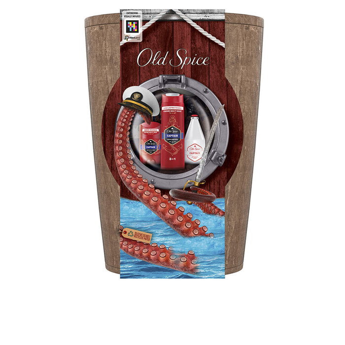 OLD SPICE OLD SPICE Captain Barril Geschenkset 3-teilig Kosmetik Set