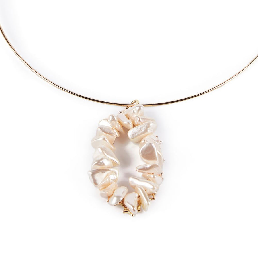 MISSISSIPPI LUXE necklace #PERLAS #shiny gold 1 u