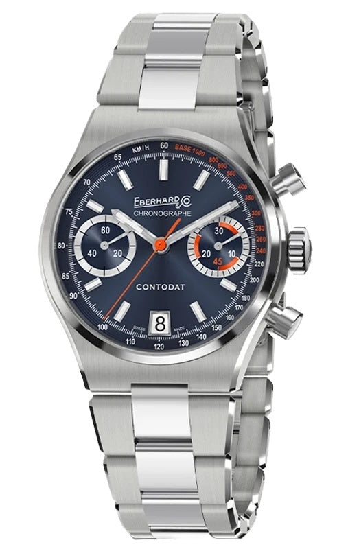 EBERHARD CONTODAT CHRONOGRAPHE 31156.01CA2C Chronograph Armbanduhr 39 mm