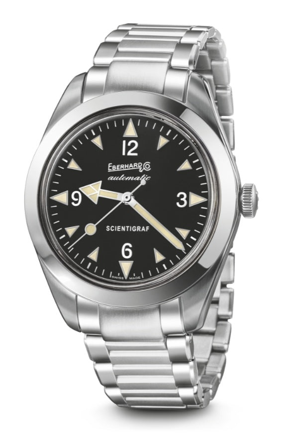 EBERHARD SCIENTIGRAF 41043.01 CAPS Only Time Armbanduhr 41 mm