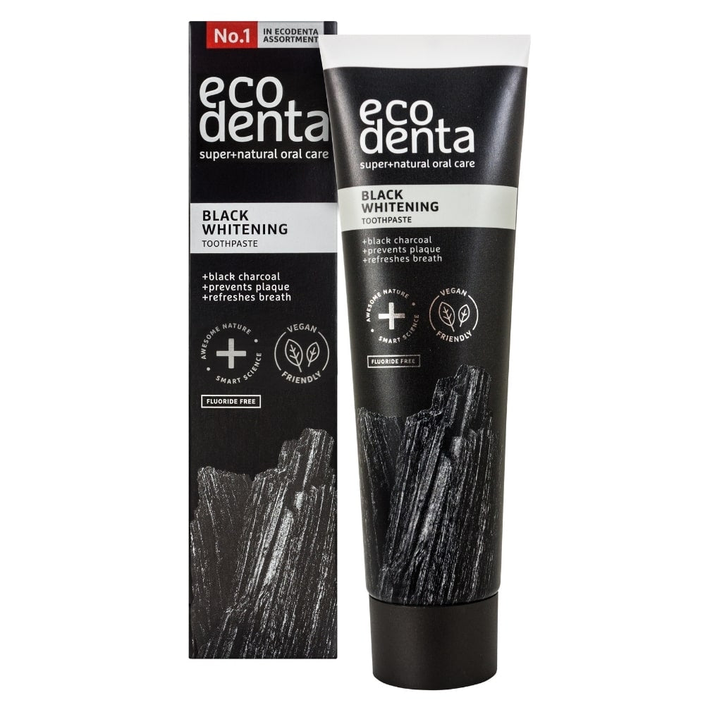 Ecodenta, Black Whitening, Whitening & Freshening, Zahnpasta, 100 ml