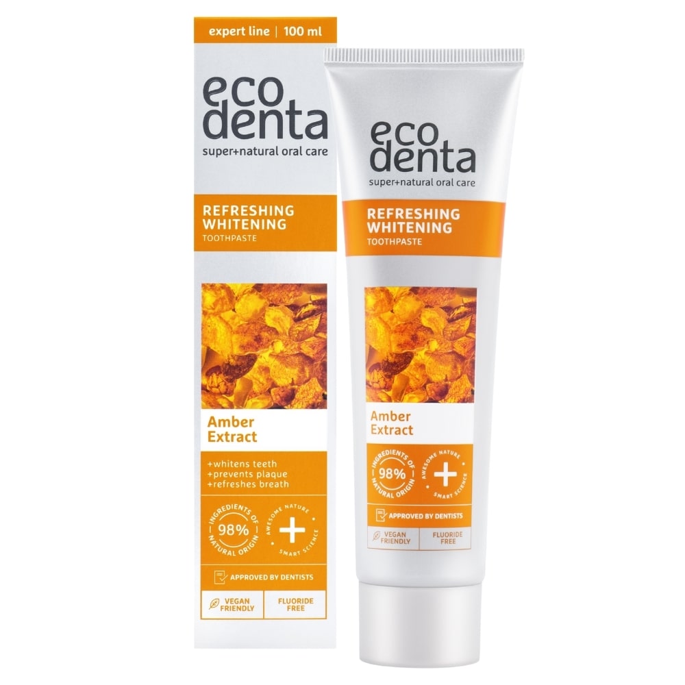 Ecodenta, Refreshing Whitening, Aufhellung, Zahnpasta, 100 ml