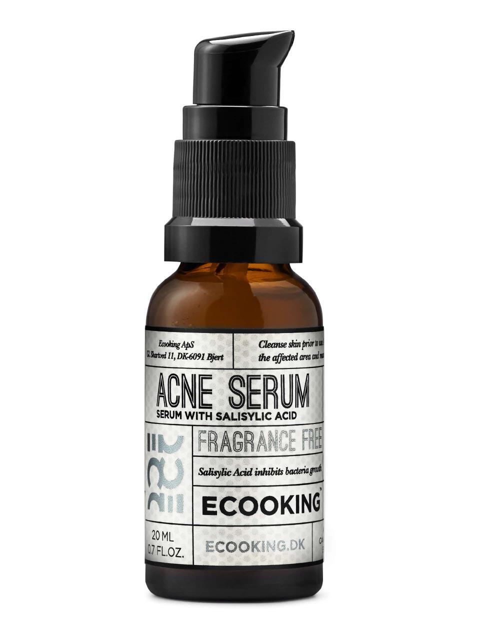 Ecooking Ecooking, Acne Serum, Salicylsäure, Anti-Akne, Serum, Für das Gesicht, 20 ml Regular