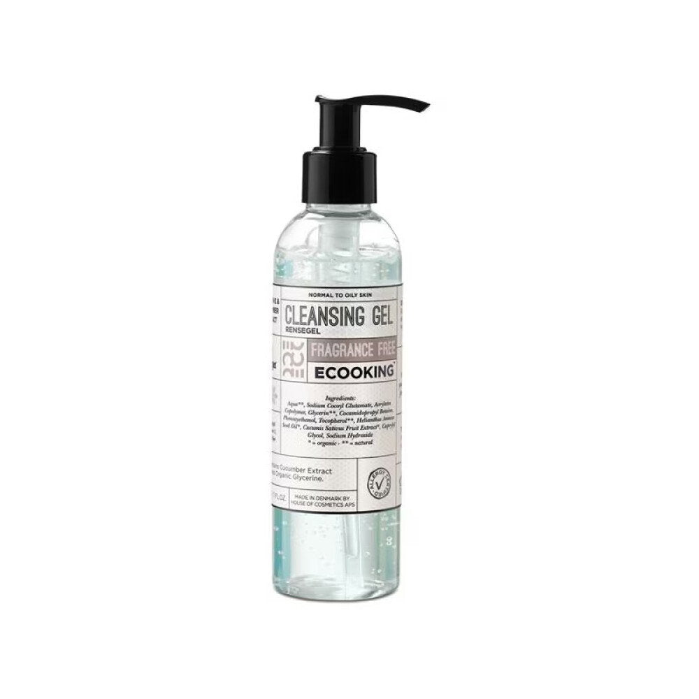 Ecooking, Ecooking, Glyzerin, Reinigung und Hydratisierung, Reinigungsgel, Für das Gesicht, 200 ml *Tester
