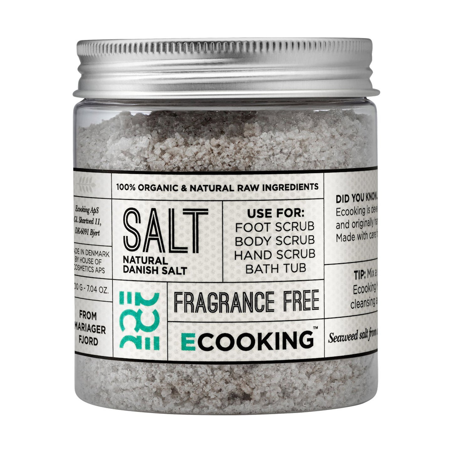 Ecooking, Ecooking, Vegan, Reinigen und Peelen, Badesalz, 200 g