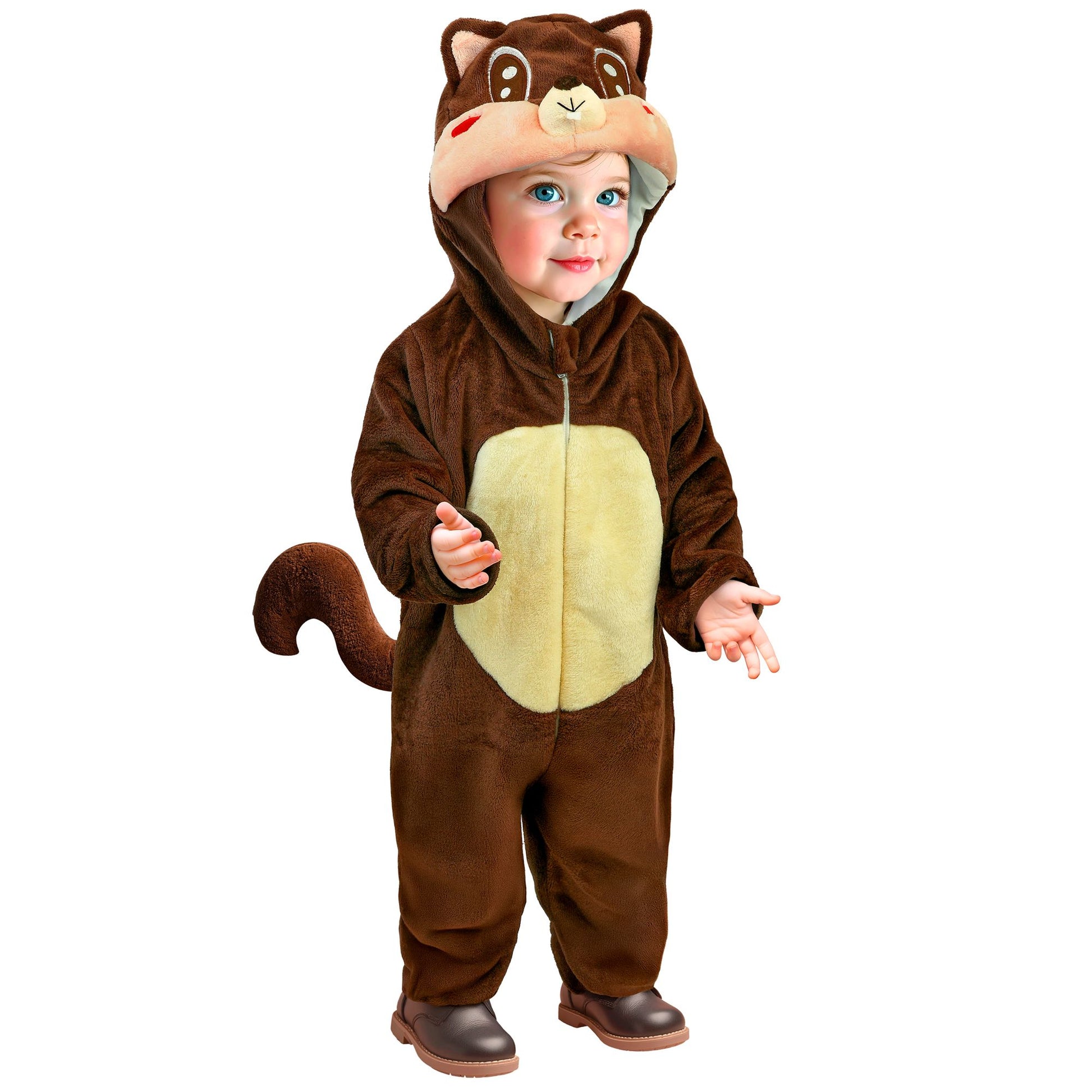 "EICHHÖRNCHEN SAMT PLÜSCHKOSTÜM" (Overall mit Kapuze) – Ansicht 3