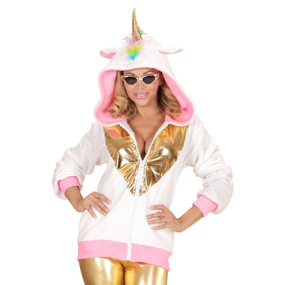"EINHORN FANTASY" (Strickjacke mit Kapuze) – Ansicht 3