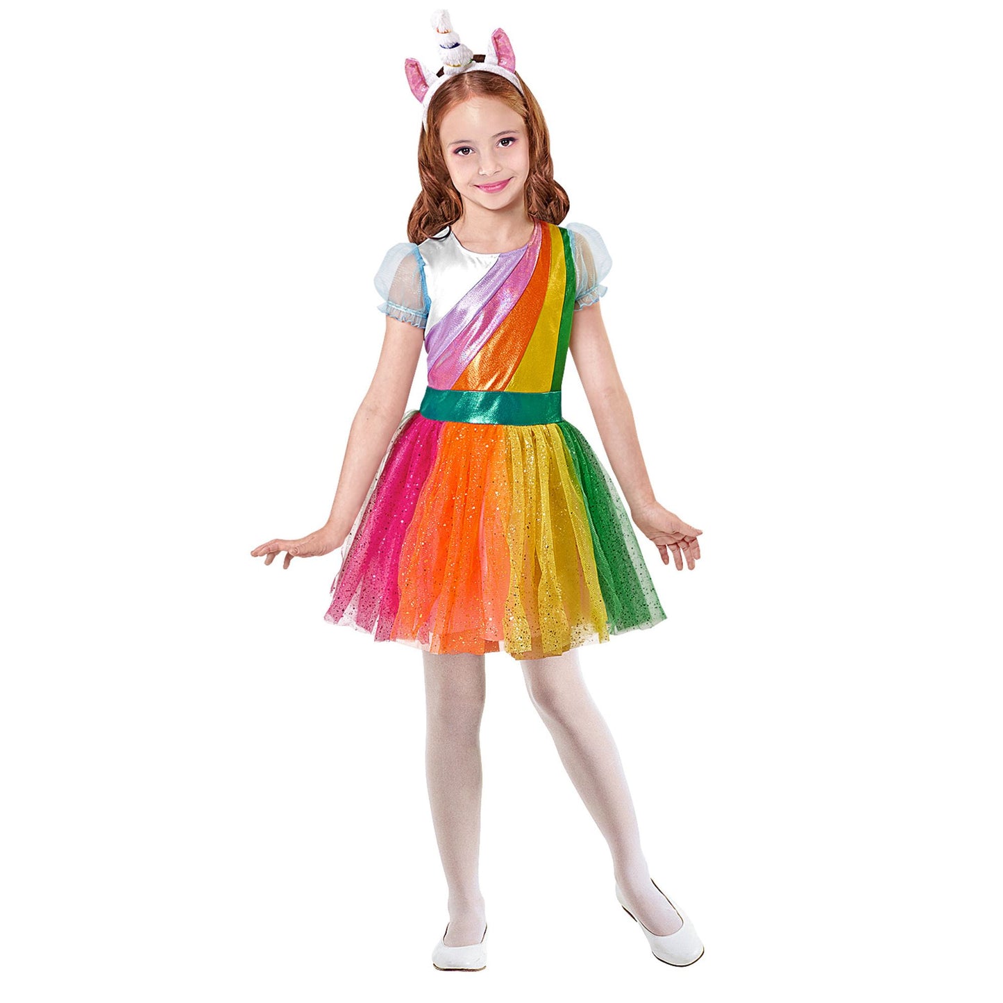 "EINHORN" (Kleid, Haarreif) – Vorderansicht