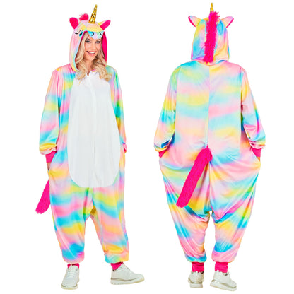 "EINHORN ONESIE PLÜSCHKOSTÜM" (Overall mit Kapuze) – Detailansicht
