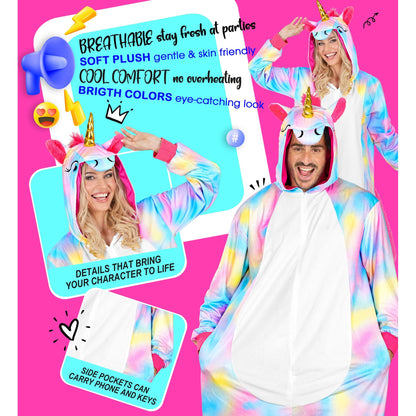 "EINHORN ONESIE PLÜSCHKOSTÜM" (Overall mit Kapuze) – Ansicht 5