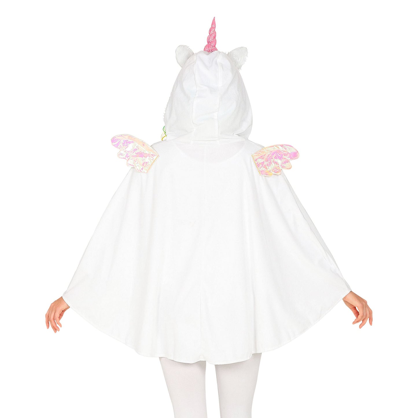 "EINHORN" (Poncho mit Kapuze) – Detailansicht