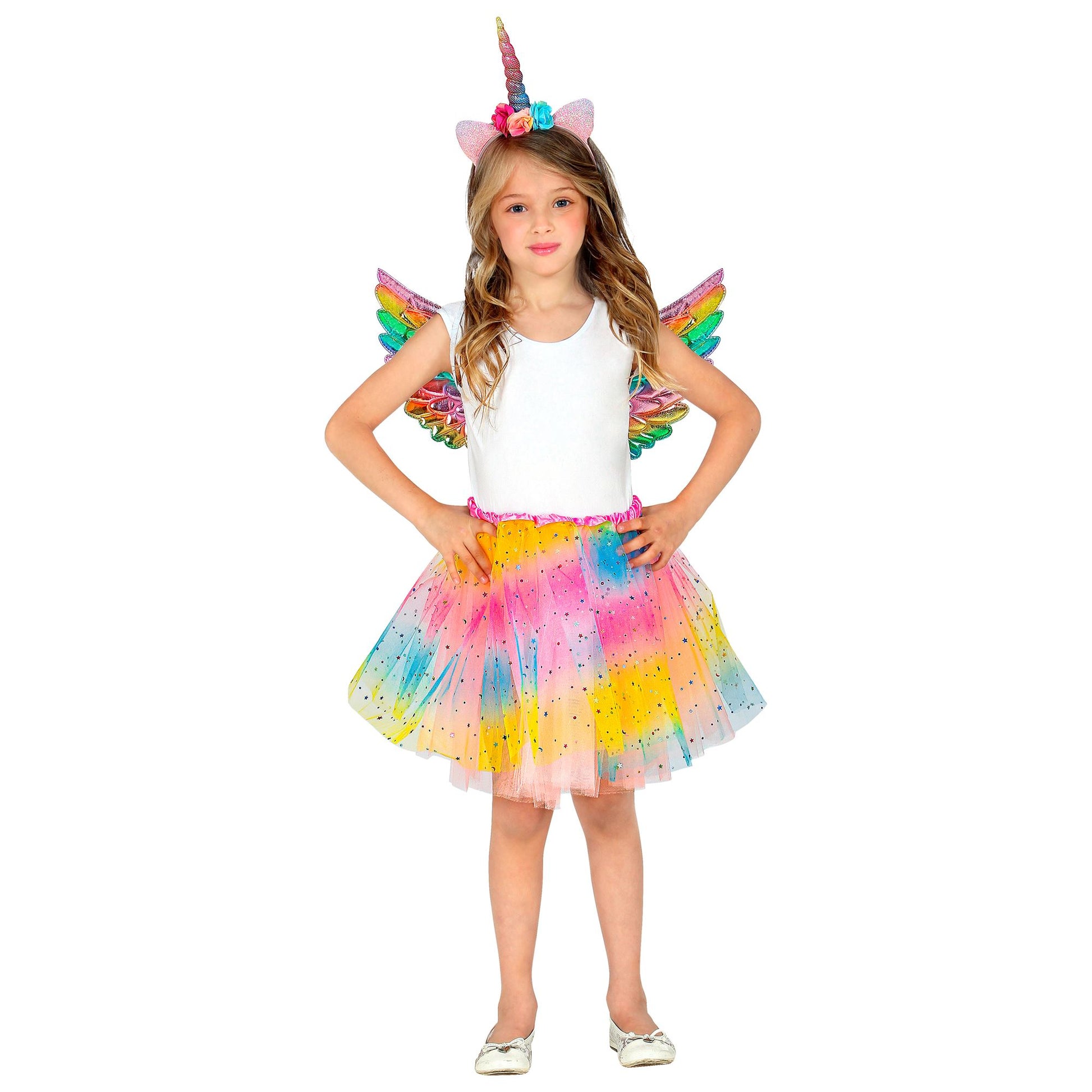 "EINHORN" (Tutu, Flügel, Haarreif) – Ansicht 3