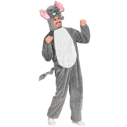 "ELEFANT SOFT PLÜSCHKOSTÜM" (Overall mit Kapuze und Maske) – Detailansicht