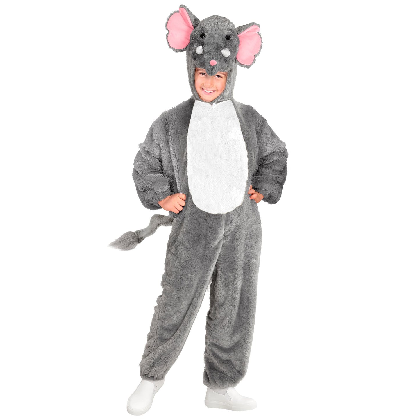 "ELEFANT SOFT PLÜSCHKOSTÜM" (Overall mit Kapuze) – Detailansicht