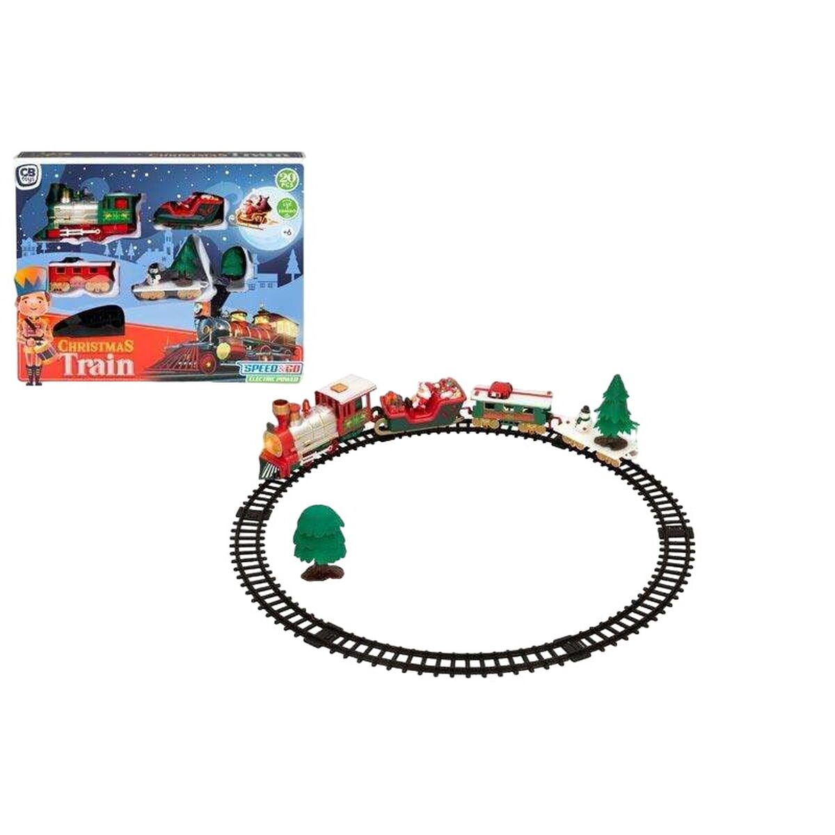 Elektrische Eisenbahn Speed & Go 91 x 44 x 30 cm 20 Stücke